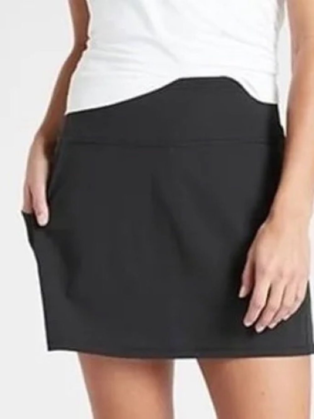 Athleta Black Skort with built in shorts